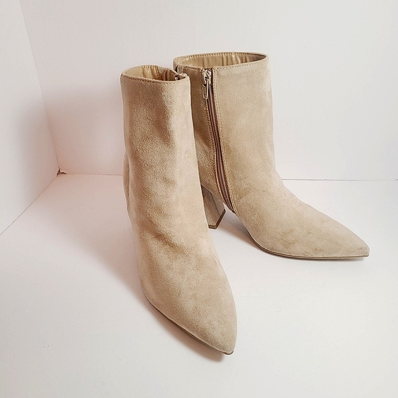 A New Day - Target - Cream Heeled Boots - Picture 1 of 16
